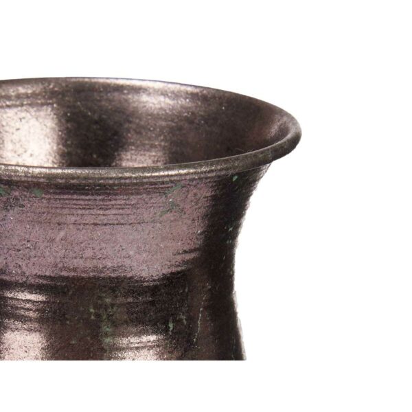 Vase Silberfarben Metall 16 x 42 x 16 cm (4 Stück) Mit Relief – Bild 4