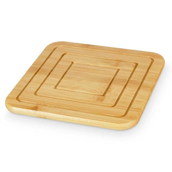 Untersetzer Kinvara 896 natürlich Bambus karriert 19 x 1 x 19 cm (24 Stück) – Bild 2