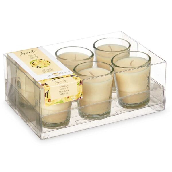 Parfümierte Kerzen-Set Acorde 48-C-AR Vanille Trinkglas (12 Stück) – Bild 3