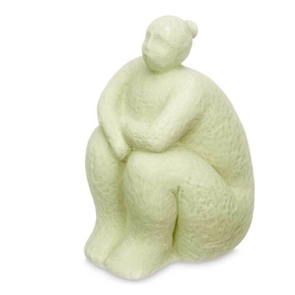 Deko-Figur grün Dolomite 18 x 30 x 19 cm (4 Stück) Damen Sitzend – Bild 2