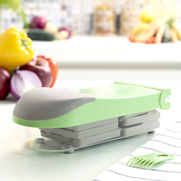7-in-1-Gemüseschneider, Reibe und Mandoline mit Rezepten und Zubehör Choppie Expert InnovaGoods – Bild 4