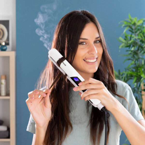 Haarglätter aus Keramik mit Dampffunktion Stemio InnovaGoods 36 W – Bild 2