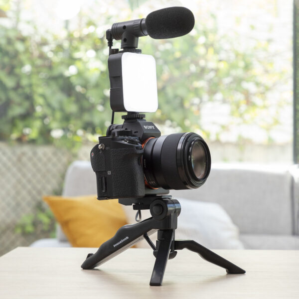 Vlogging Kit mit Licht, Mikrofon und Fernbedienung Plodni InnovaGoods 6 Stücke – Bild 8