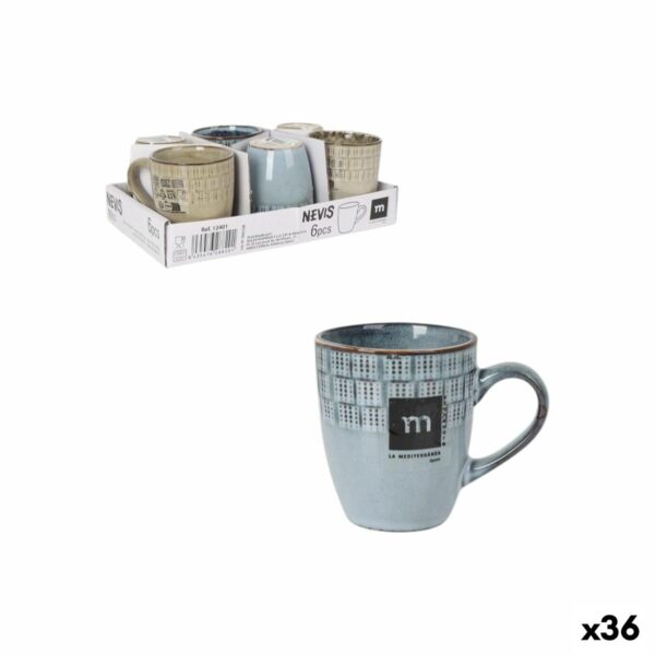 Tasse Kaffee und Tee La Mediterránea Nevis 90 ml (36 Stück)