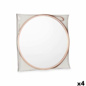 Wandspiegel 1268 Braun Bronze 45 x 45 x 3 cm (4 Stück)