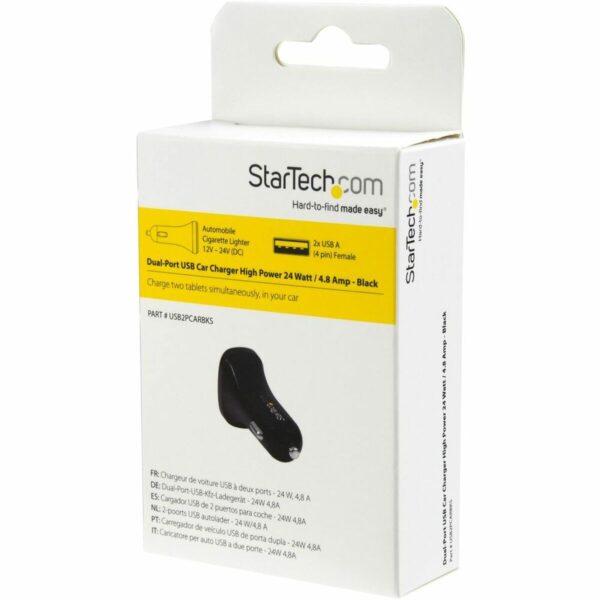 Ladegerät fürs Auto Startech USB2PCARBKS – Bild 3