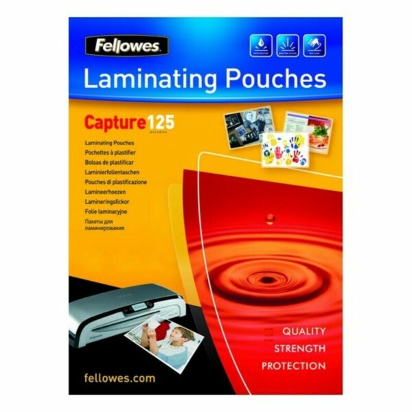 Plastifizierhüllen Fellowes 5307407 Durchsichtig Plastifizieren (100 Stück) (100 pcs) – Bild 4