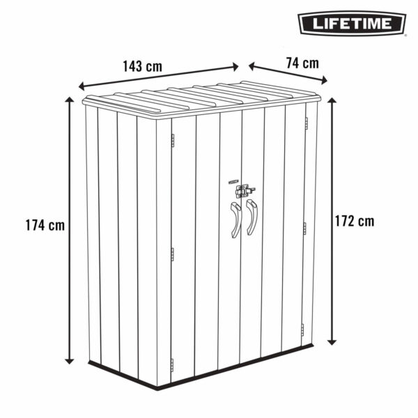 Möbel zur Lagerung Lifetime 143 x 174 x 74 cm – Bild 4