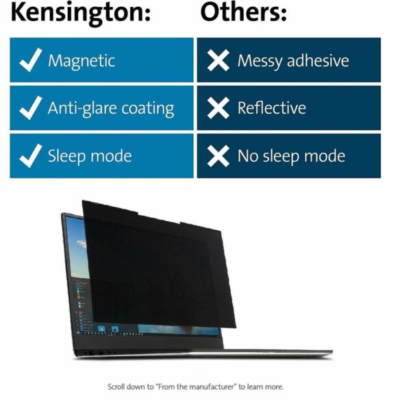Filter für die Überwachung der Privatsphäre Kensington K58353WW – Bild 2