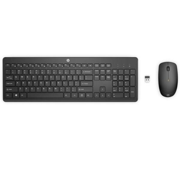 Tastatur mit Maus HP 1Y4D0UT#ABE Schwarz QWERTY