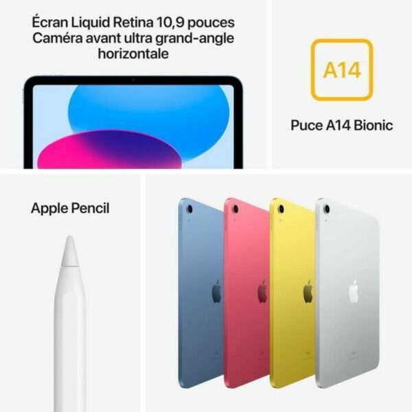 Tablet Apple MCM84NF/A 10,9" A14 64 GB Blau – Bild 3