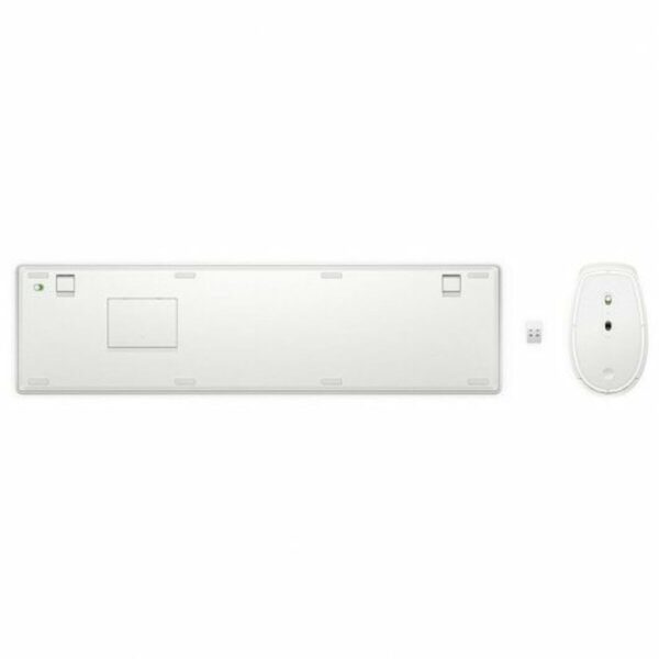 Tastatur mit Drahtloser Maus HP 4R016AA Weiß Qwerty Spanisch – Bild 2
