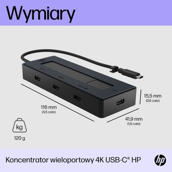 Hub USB HP 6G843AA Schwarz – Bild 6