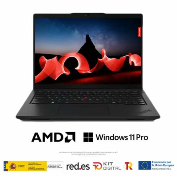 Laptop Lenovo 21L5002GSP 14" amd ryzen 5 7535U 16 GB RAM 512 GB SSD Qwerty Spanisch