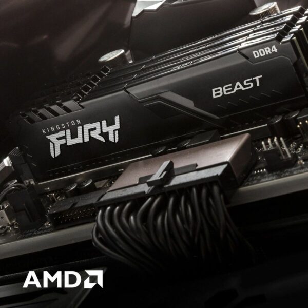 RAM Speicher Kingston Fury Beast 16 GB DDR4 CL18 3600 MHz – Bild 2