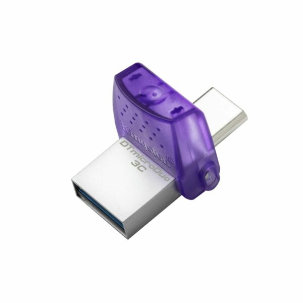 USB Pendrive Kingston DataTraveler  microDuo 3C Stahl 128 GB (1 Stück) – Bild 4