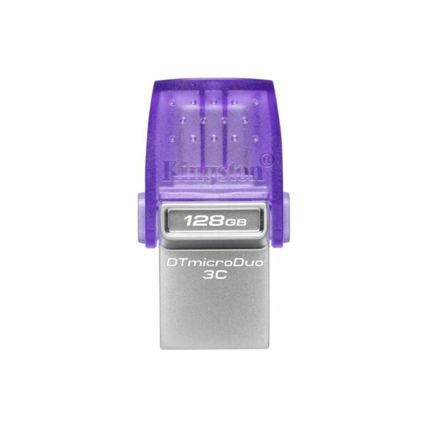 USB Pendrive Kingston DataTraveler  microDuo 3C Stahl 128 GB (1 Stück)