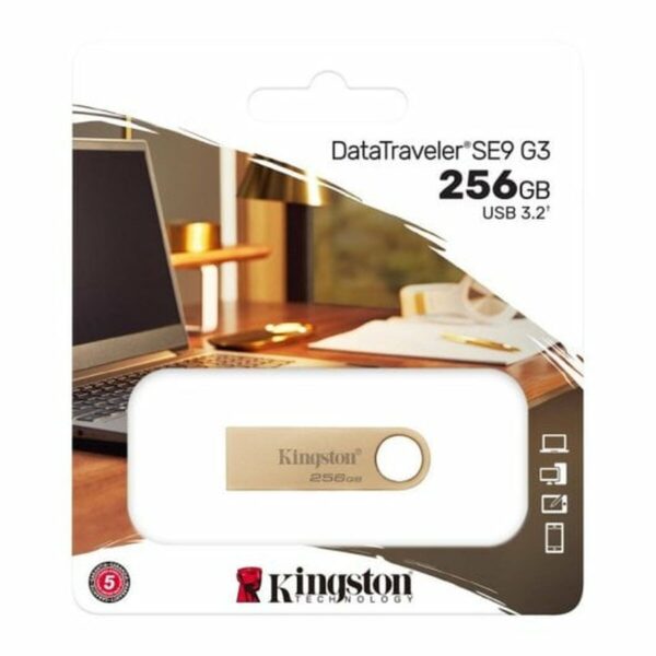 USB Pendrive Kingston DTSE9G3/256GB Gold 256 GB (1 Stück) – Bild 7
