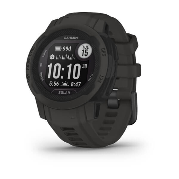 Smartwatch GARMIN Instinct 2S Solar Dunkelgrau – Bild 7
