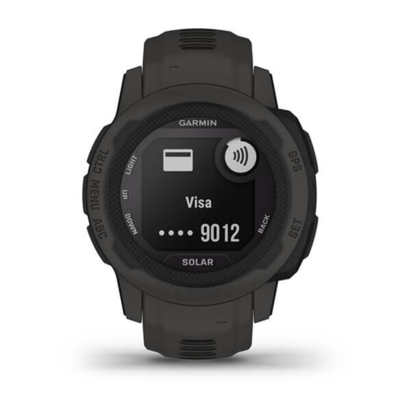 Smartwatch GARMIN Instinct 2S Solar Dunkelgrau – Bild 8