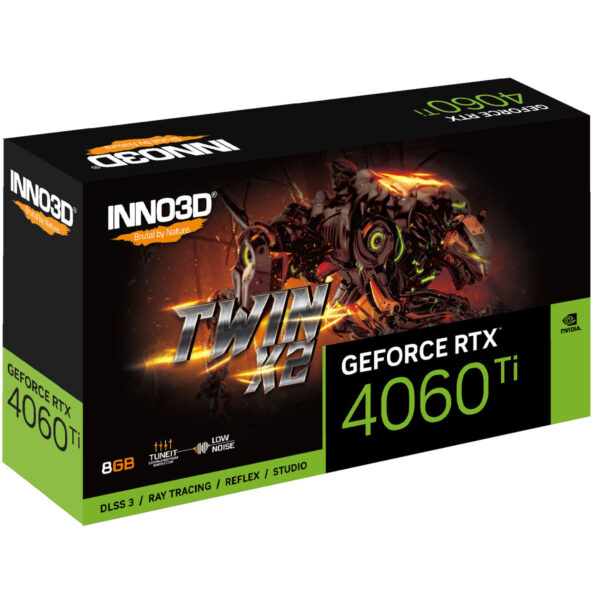 Grafikkarte INNO3D N406T2-08D6-171153N Geforce RTX 4060 Ti GDDR6 – Bild 3