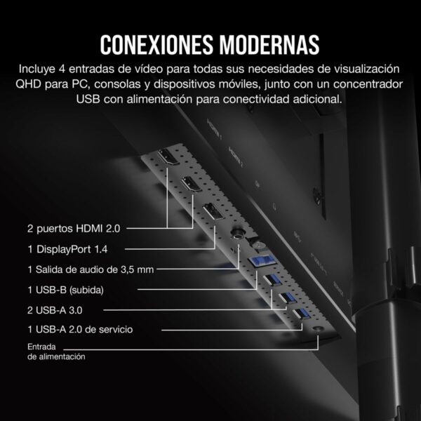 Monitor Corsair XENEON 315QHD165 31,5" 165 Hz – Bild 2
