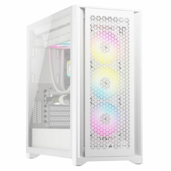 ATX Semi-Tower Gehäuse Corsair 5000D RGB Weiß Bunt – Bild 2