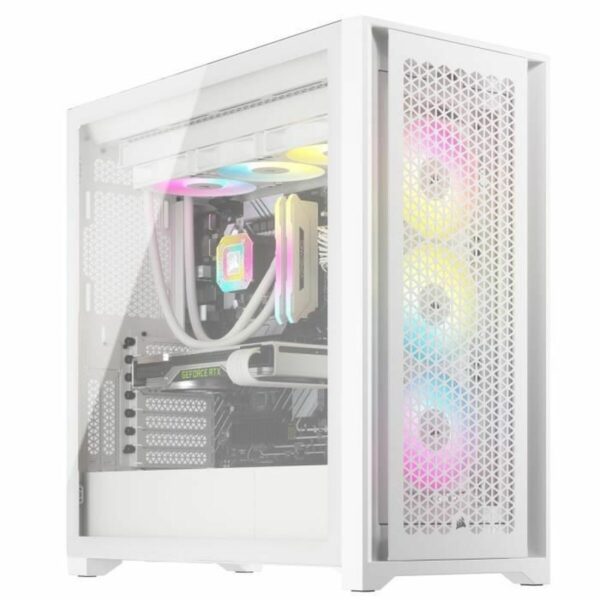 ATX Semi-Tower Gehäuse Corsair 5000D RGB Weiß Bunt – Bild 3