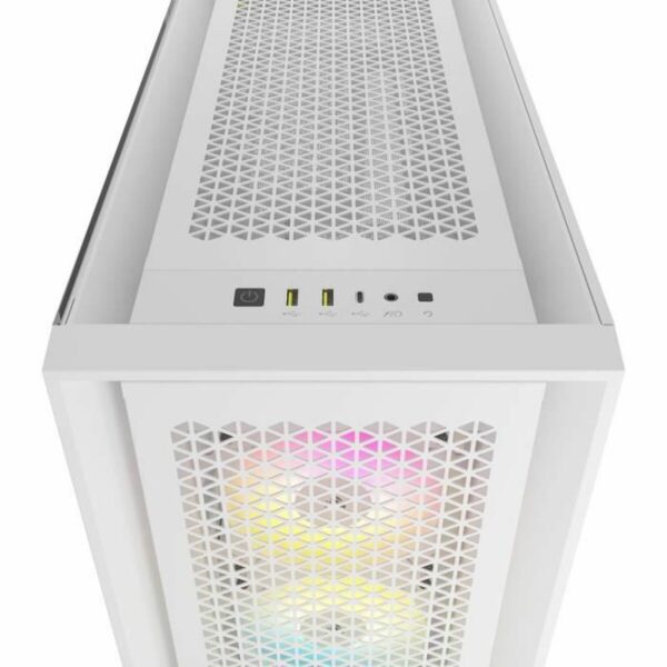 ATX Semi-Tower Gehäuse Corsair 5000D RGB Weiß Bunt – Bild 5