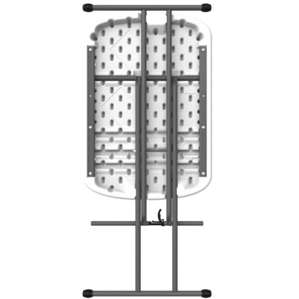 Picknick-Tisch Lifetime Weiß Stahl HDPE 66 x 71 x 46 cm – Bild 2