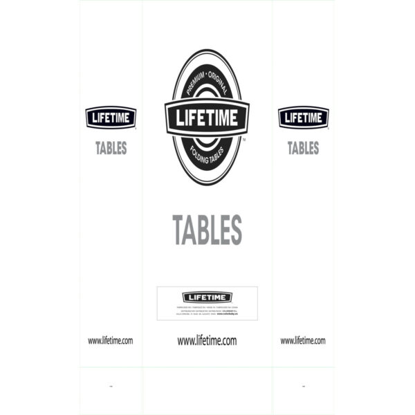 Table Klapptisch Lifetime 182 x 73,5 x 76 cm Stahl Kunststoff – Bild 7