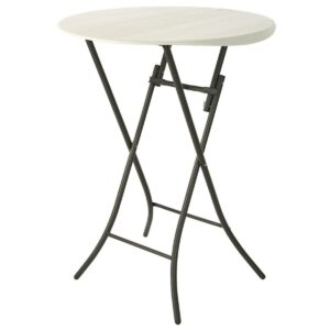Beistelltisch Lifetime Creme 84 x 110 x 84 cm Stahl Kunststoff