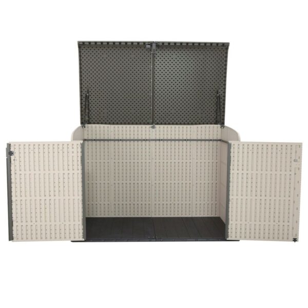Schrank Lifetime 60170 horizontal Außenbereich 190 x 131 x 106 cm Stahl Kunststoff – Bild 2
