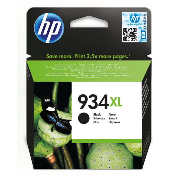 Original Tintenpatrone HP 934XL Schwarz