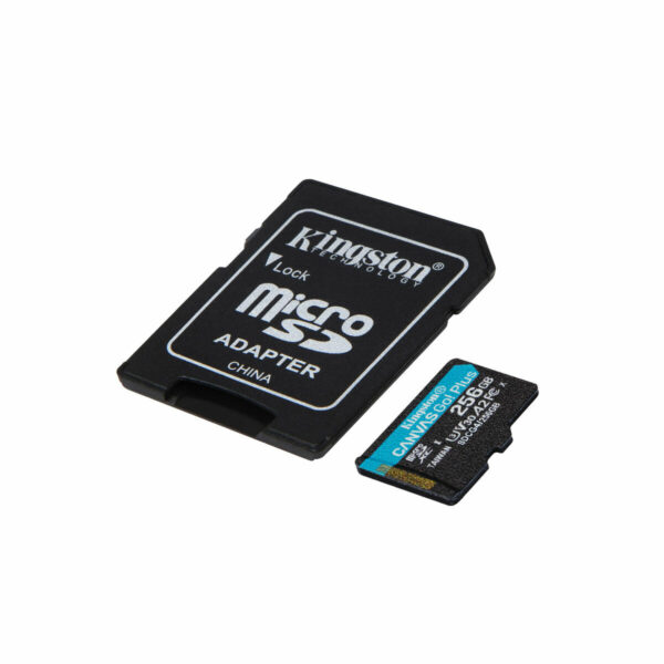 Mikro SD Speicherkarte mit Adapter Kingston SDCG4/256GB 256 GB