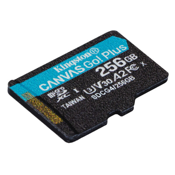 Mikro SD Speicherkarte mit Adapter Kingston SDCG4/256GB 256 GB – Bild 3