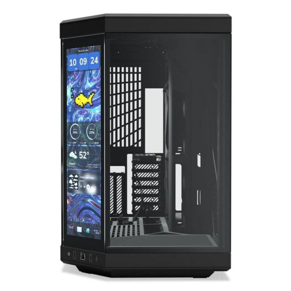 ATX Semi-Tower Gehäuse Hyte CS-HYTE-Y70TTI-BB Schwarz – Bild 2
