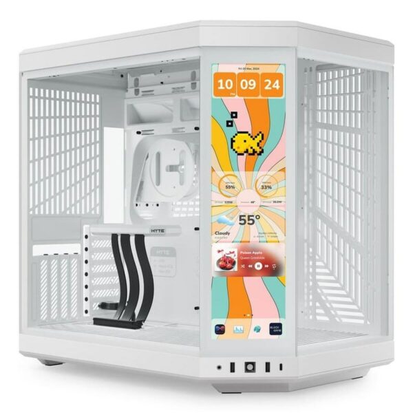 ATX Semi-Tower Gehäuse Hyte CS-HYTE-Y70TTI-WW Weiß