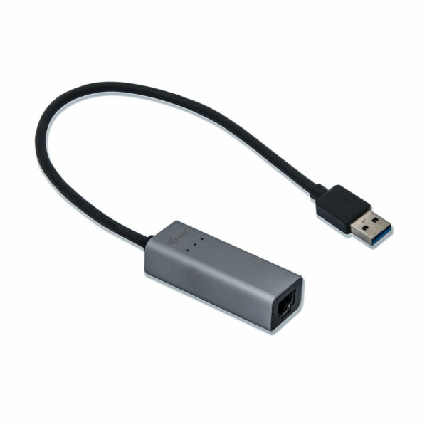 USB-Kabel i-Tec U3METALGLAN          Grau – Bild 2