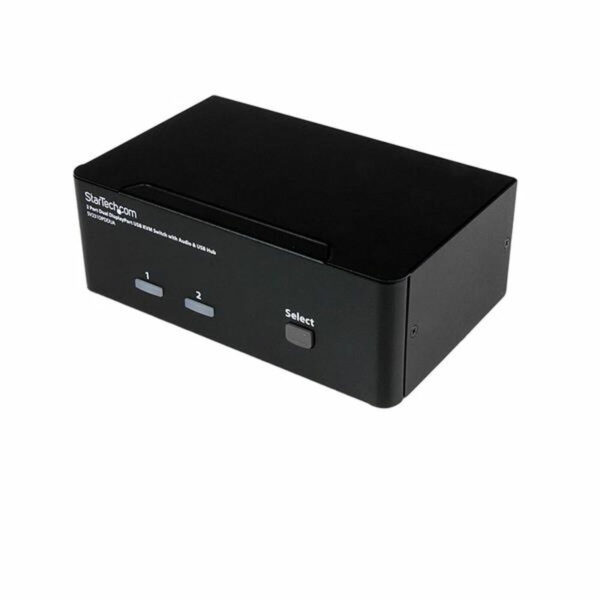 KVM -Schalter mit 2 Ports Startech SV231DPDDUA Schwarz – Bild 3