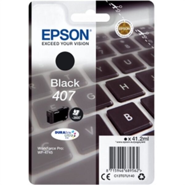 Original Tintenpatrone Epson WF-4745 Schwarz Türkis – Bild 2