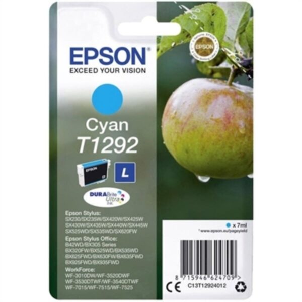Original Tintenpatrone Epson Cartucho T1292 cian Türkis – Bild 2