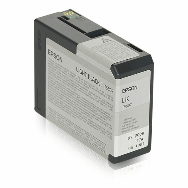 Original Tintenpatrone Epson C13T580700 Schwarz – Bild 2