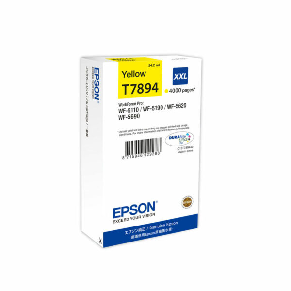 Original Tintenpatrone Epson T789440 Gelb – Bild 2