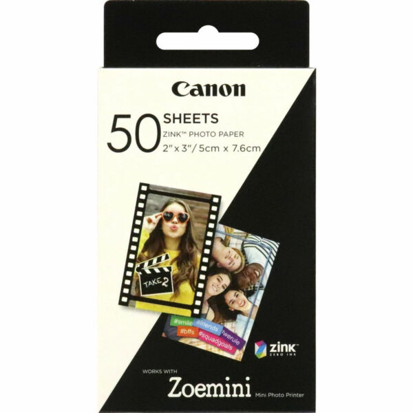 Druckerpapier Canon Canon Zoemini ZINK Photo Paper - 50 Sheets – Bild 2