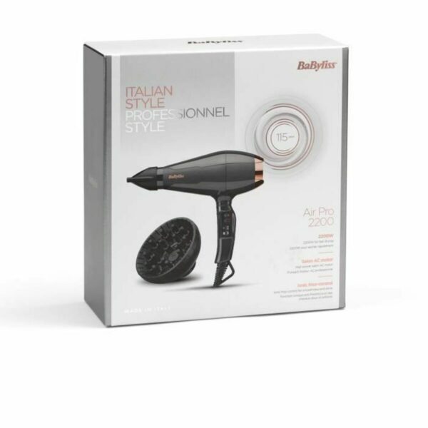 Fön Babyliss 6719DE Schwarz 2200 W – Bild 4