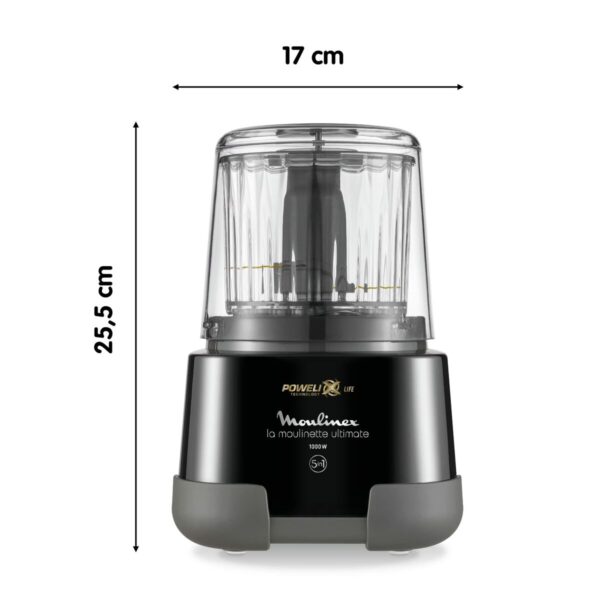 Zerkleinerer Moulinex DP810855 1000 W 550 ml Schwarz Titan – Bild 5