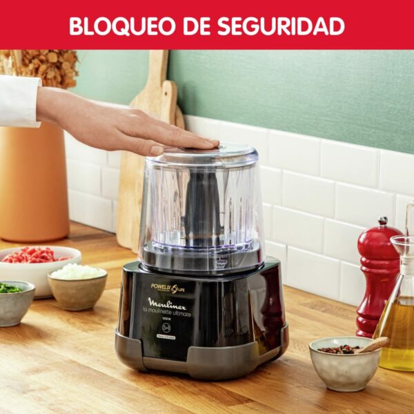 Zerkleinerer Moulinex DP810855 1000 W 550 ml Schwarz Titan – Bild 3