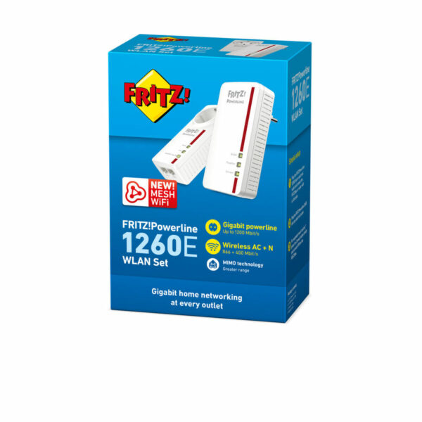 PLC-WLAN-Adapter Fritz! 1260E 1200 Mbps – Bild 3