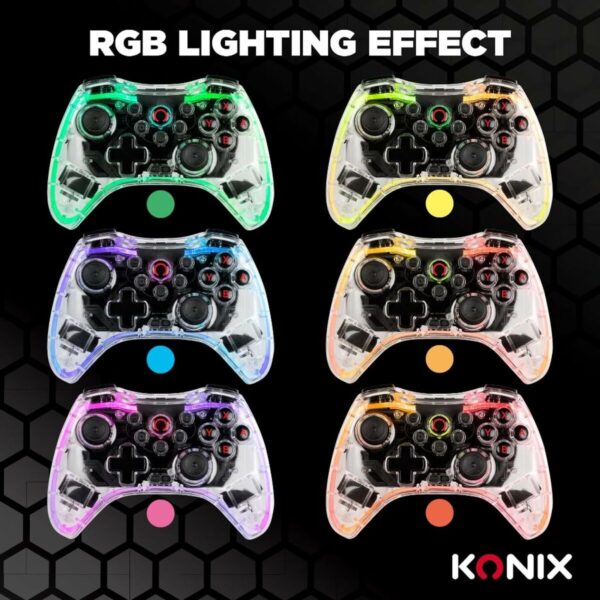 Gaming Controller KONIX Crystal – Bild 4